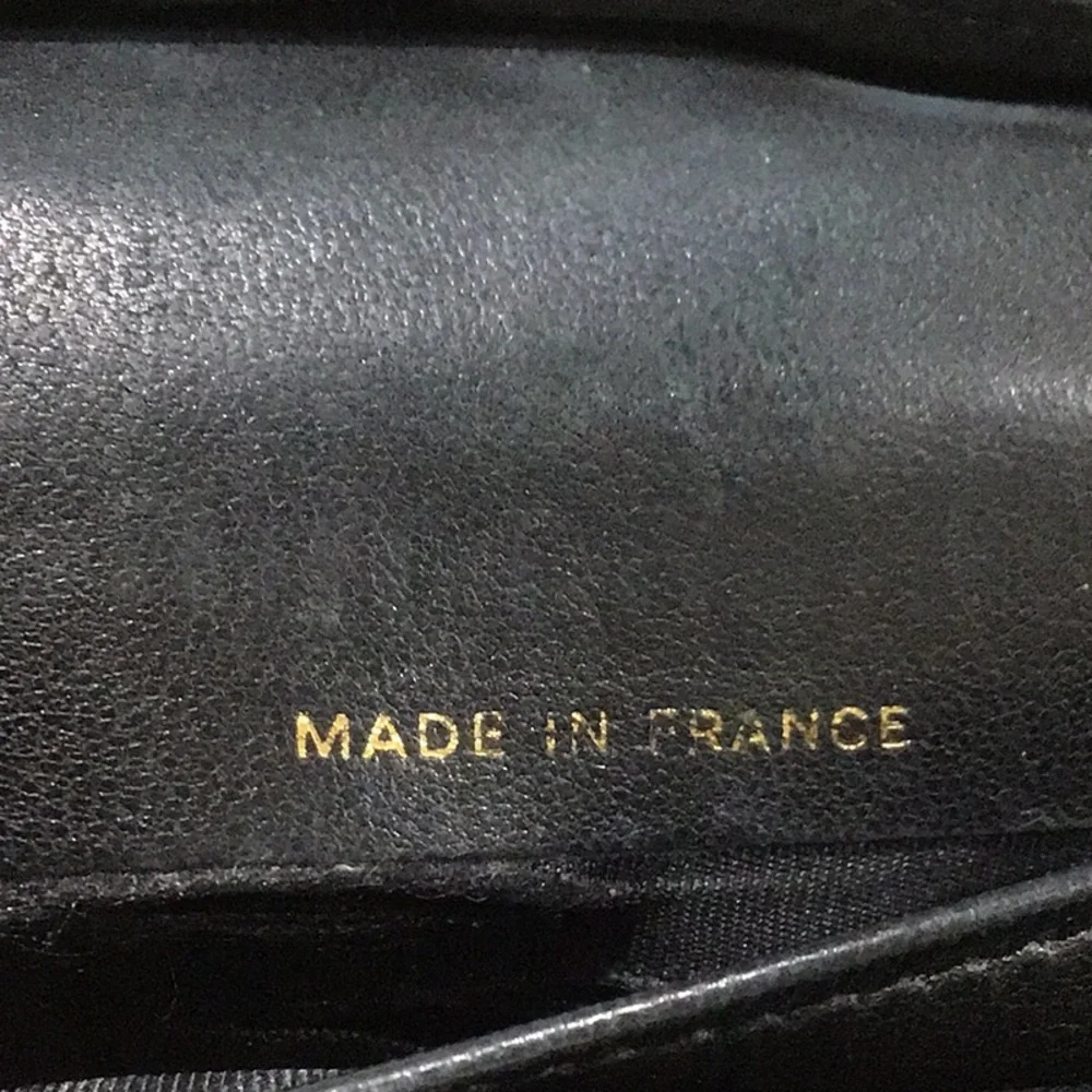 CHANEL Black Leather Wallet